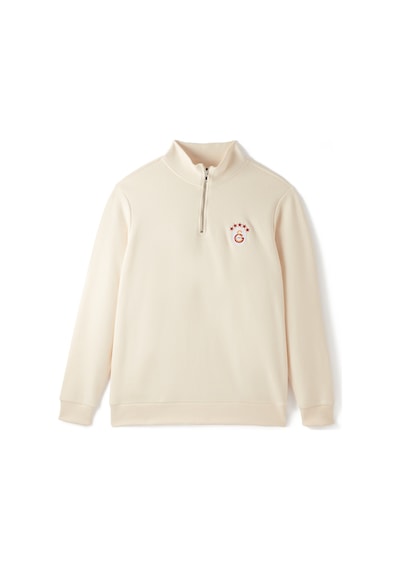Galatasaray 5 Yıldız Yarım Zip Sweat E251404 Ekru