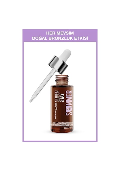 Maybelline New York Summer Shot Uzun Süre Kalıcı Bronzlaştırıcı Etkili Damla 30 ML