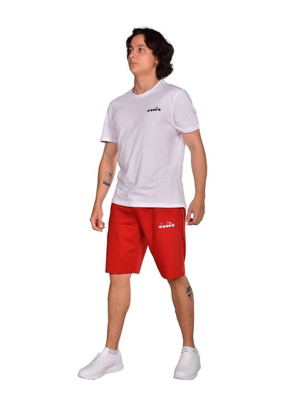 Diadora Mesa - Pamuklu Kırmızı Spor Şort - Dıadoramesa