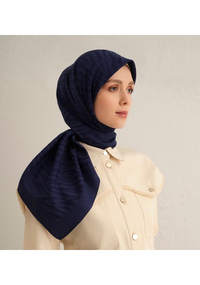 Armine S00oa0444438 02 Armine Pamora Eşarp 1 Lacivert