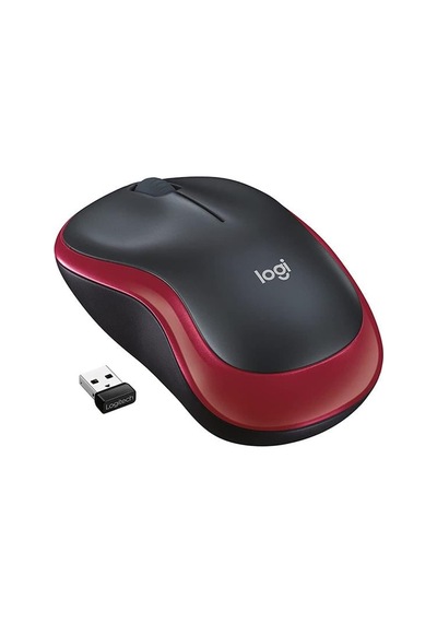 Logitech M185 Kablosuz Kırmızı Mouse Belirtilmemiş