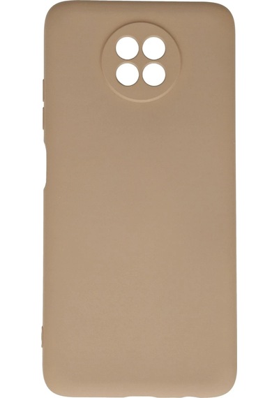 Newface Xiaomi Redmi Note 9 5g Kılıf Nano İçi Kadife Silikon Semeglbl - 89 - Bej