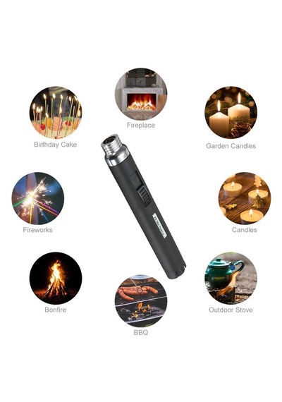 Lunaev Kalem Pürmüz Çakmak Torch Pürmüz Isı Kalemi Kamp Çakmakları Açık Füme