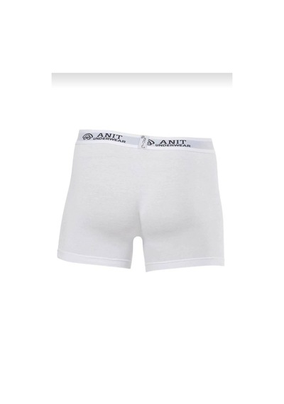 Anıt 1115 Erkek Penye Likralı Boxer 3 Adet Beyaz
