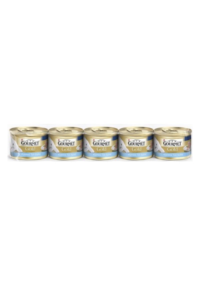 Gourmet Gold Kıyılmış Ton Balıklı Kedi Konservesi 5 Li Paket