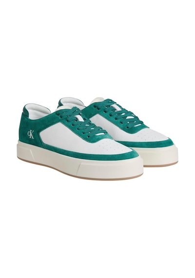 Calvin Klein Basket Cupsole Laceup Lth-su Erkek Sneaker-9511 Beyaz