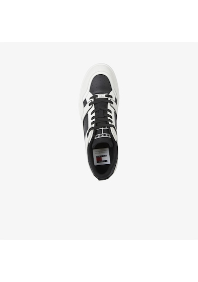 Tommy Hilfiger Tommy Jeans Basket Retro Erkek Siyah Sneaker Düz Em0em01508 Siyah