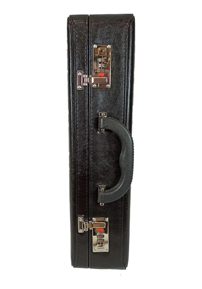 Case Club James Bond 10 Cm Klasik Evrak Çantası Şifreli Kilit Siyah