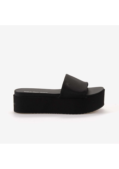 Calvin Klein Kadın Dolgu Topuk Terlik Yw0yw01791 Siyah