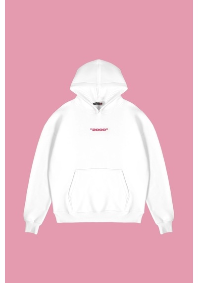 Startmore Asperitas Sırt Baskılı Oversize Unisex Beyaz Beyaz