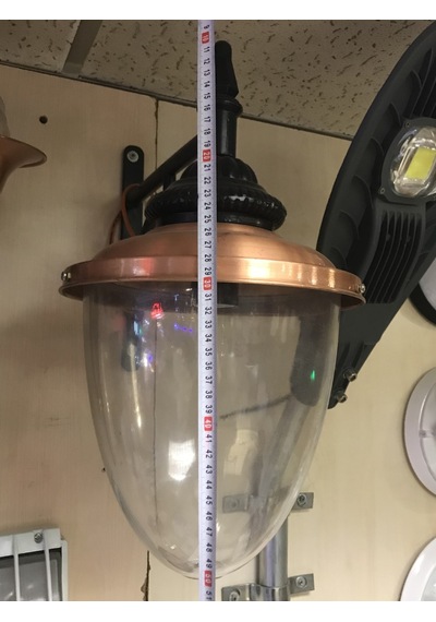 Meşale Bakır Cam Başlık E27 Duy Büyük Boy Diğer