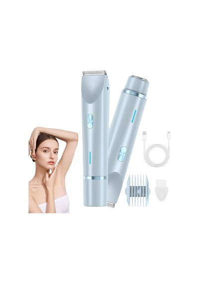 2'si 1 Arada Kadın Vücut Tıraş Makinesi Saç Düzeltici Çift Kafa Tıraş Makinesi Kadınlar İçin Ipx7 Su Geçirmez Kablosuz Islak Ve Kuru Bikini Giyotin Mavi 2'si 1 Arada Kadın Vücut Tıraş Makinesi Saç Düzeltici Çift Kafa Tıraş Makinesi Kadınlar İçin Ipx7 Su Geçirmez Kablosuz Islak Ve Kuru Bikini Giyotin Mavi