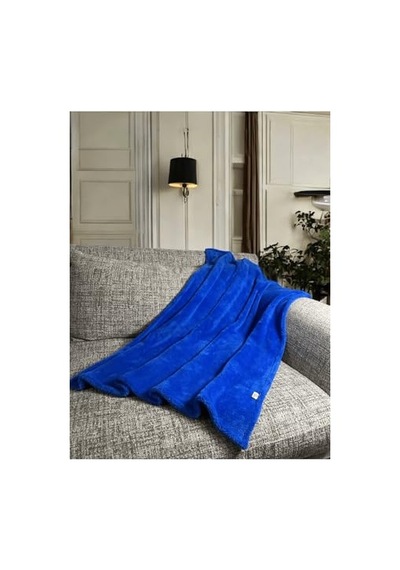 Kedi Köpek Battaniyesi Wellsoft Kumaş, Yumuşak Ve Yıkanabilir Kraliyet Mavisi, 80 X 100 Acı Kahve - Pembe
