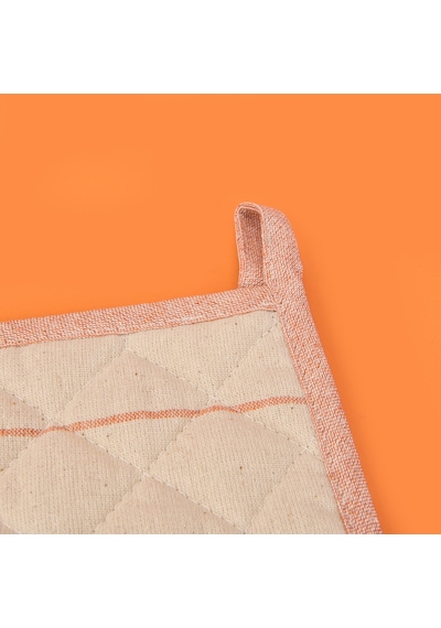 Tarçın Tutaç - Ekru / Kiremit - 20x20 Cm Çok Renkli