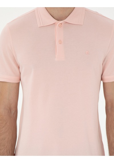 Pierre Cardin Erkek Pudra Tişört Basic 50306448-vr042 Pudra