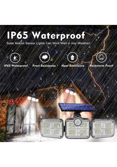 Technojet Solar 122 Ledli Güneş Enerjili Kumandalı Hareket Sensör