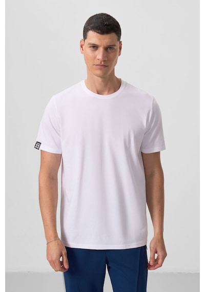 Tommy Life Beyaz Erkek Basic Kısa Kol Standart Kalıp O Yaka T-shirt - 87911 Beyaz