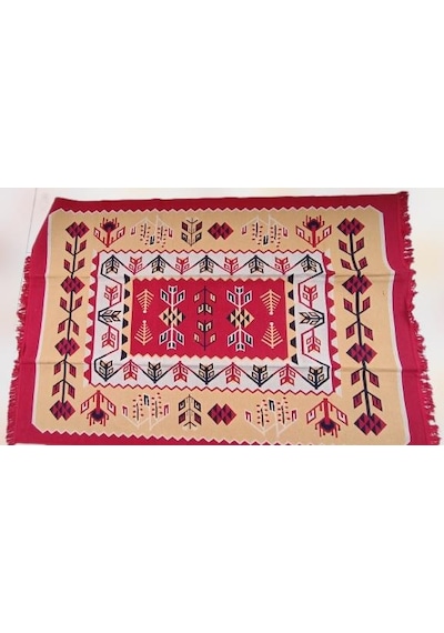Kilim Antik 140-215 Otantik 90152 Motif Model Naturel Boya Çift Taraflı El Yapımı