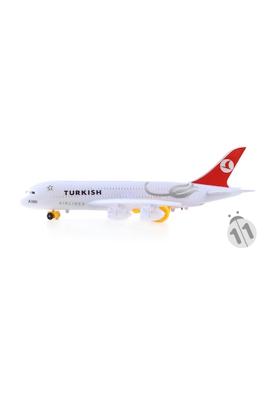 Turkish Müzikli Işıklı Maket Uçak