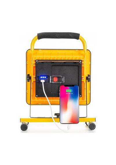 Powermaster Mx-w865a Şarjlı Sensörlü Çok Fonksiyonlu 4 Işık Modlu Cob Led Projeksiyon Çalışma Lambası