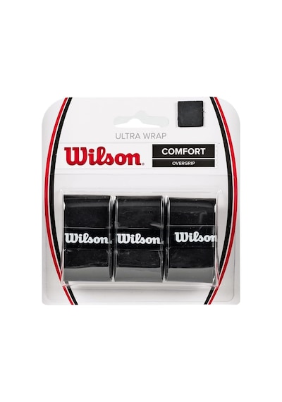 Wilson Unisex Sap Bandı Ultra Wrap Overgrip Siyah, 3 Adet, Wrz403000 Çok Renkli