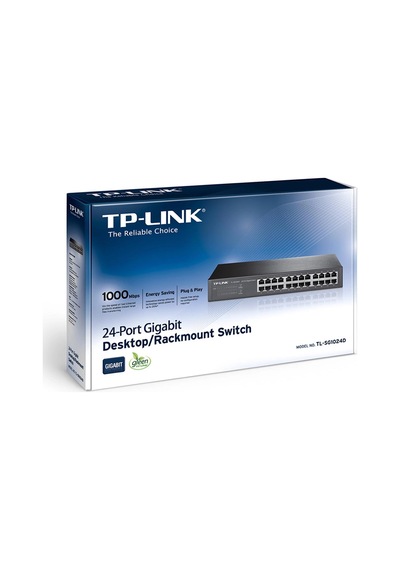 Tp-link Tl-sg1024d 24 Port 10-100-1000 Mbps Switch Çelik Kasa Rack Mount