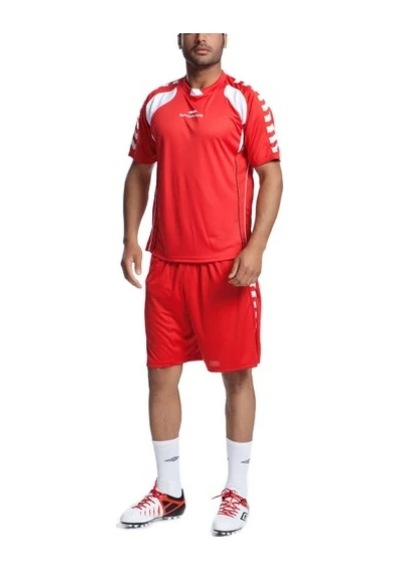 Sportive Erkek Kırmızı Şort Siyah