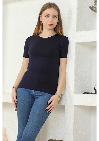 Bestenur Yarım Kol Body 836 - Lacivert