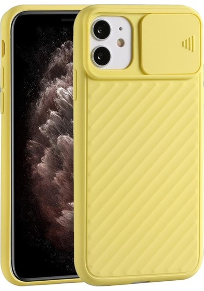Teknomoda Apple Uyumlu iPhone 11 Kamera Korumali Sürgülü Silikon Kilif 561434588
