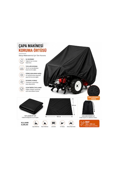 Çapa Makinesi Koruma Örtüsü 100 100 Cm Diğer