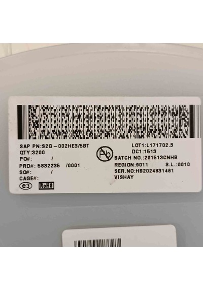 S2g-00hes/58t Vıshay Smd Diyot 143 Adet