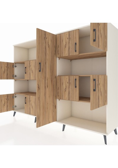 Hyperion Dolap 10 Raflı 9 Kapaklı 220x44x163 Aytaşı-çam Atlas Çam - Aytası Hyperion Dolap 10 Raflı 9 Kapaklı 220x44x163 Aytaşı-çam Atlas Çam - Aytası