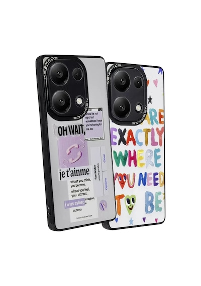 Newface Xiaomi Redmi Note 13 Pro 5g Kılıf Mirror Desenli Kapak - Mirror - 4 Gri