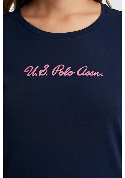 U.s. Polo Assn. Kadın Lacivert Tişört Basic 50323450-vr033 U.s. Polo Assn. Kadın Lacivert Tişört Basic 50323450-vr033