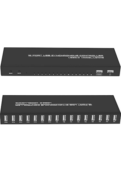 Powermaster Us1016 Profesyonel 16 Port Usb Çoklu Kontrol Ve Senkronizasyon Cihazı