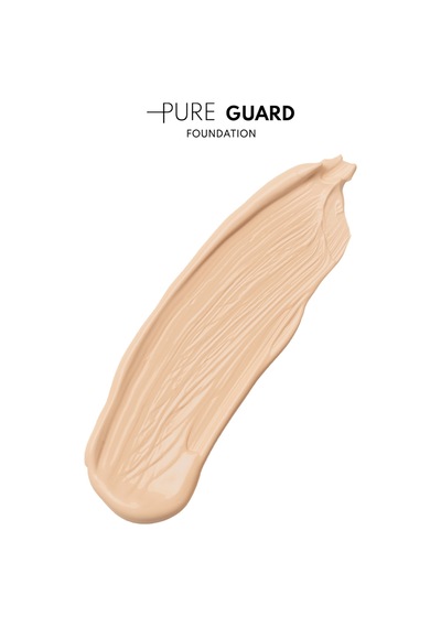 Pure Guard Foundation 110 Pure Beige Spf 50 Yoğun Kapatıcı Saten Bitişli Fondöten
