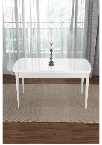 Familieconcept Zümra Serisi, Beyaz 80x132 Açılabilir Mdf Mutfak Masası Takımı 4 Adet Sandalye Antrasit Familieconcept Zümra Serisi, Beyaz 80x132 Açılabilir Mdf Mutfak Masası Takımı 4 Adet Sandalye Antrasit