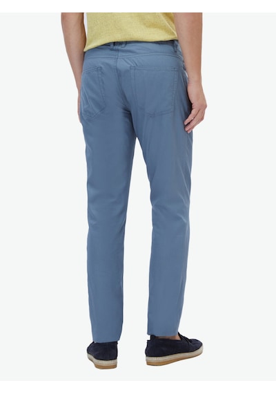 Kip Koyu Mavi Denim Slim Fit Casual Pamuk Karışımlı Pantolon Koyu Mavi
