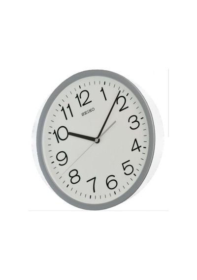 Seiko Qxa847n Gri Renkli Plastik Kasa Quartz Mekanizmalı Duvar Saati Çok Renkli