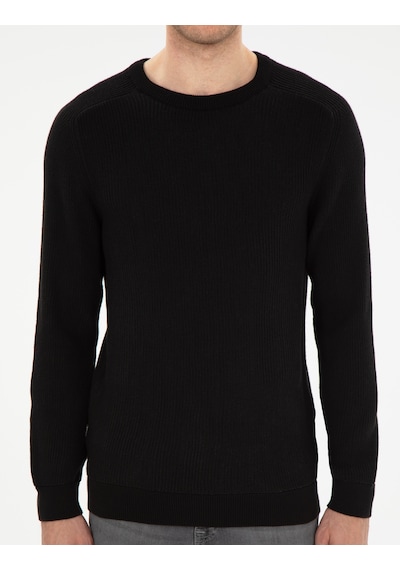 Pierre Cardin Erkek Siyah Kazak /triko 50297117-vr046 Siyah