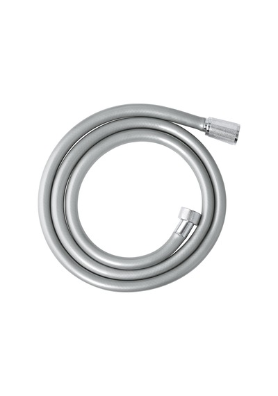 Gri Paslanmaz Kopmaz Patlamaz Kaliteli Pvc Duş Hortumu - Yüksek Kaliteli Lüx Duş Spirali - Tüm Duş Setleri/duş Başlıkları İle Uyumlu G1/2 - 150cm