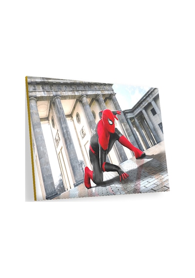 Cakasepetim Spiderman Sütunlar Arasında Ahşap Mdf Tablo