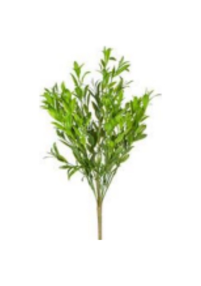 Yapay Çay Demeti Koyu Yeşil 55 Cm Çok Renkli