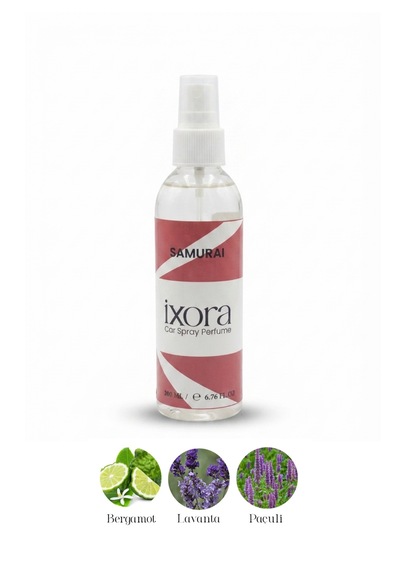 Oto Parfüm Samurai - Bergamot, Lavanta - Sprey Araç Kokusu 200 Ml