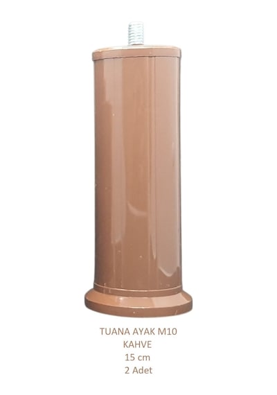 Tuana Ayak 15 cm M10 Cıvatalı Kahve (2 Adet)