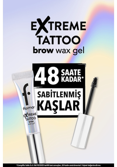 Extreme Tattoo Uzun Süre Sabitleyici Etkili Transparan Jel Kaş Wax'ı 8682536110471 4402084