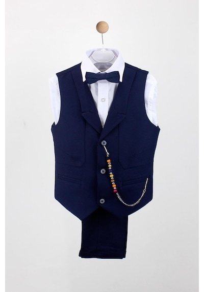 Doctor Junior Erkek Çocuk Yakalı Yelek Pantolon Takım