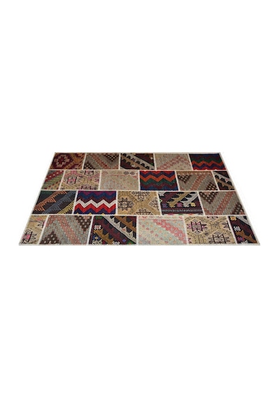Patchwork El Örgüsü Anadolu Kilimi – Spring (425760778)