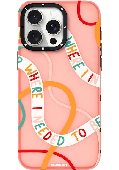 Apple Uyumlu iPhone 13 Pro Max Kılıf Bethany Green Tasarımlı Youngkit Sweet Language Kapak Gri