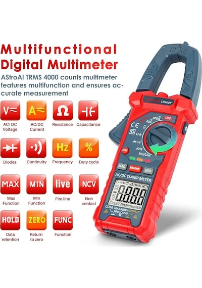 Astroai Dijital Pensmetre 4000 Counts Test Cihazi Cm4kor